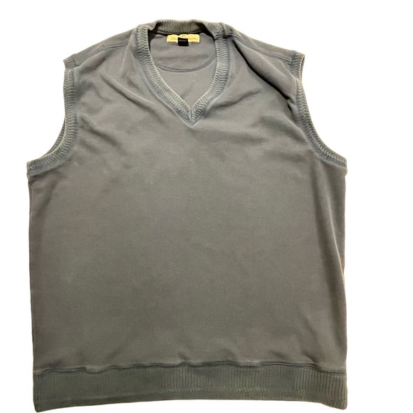 Tommy Bahama Sweater Vest Men’s‎ Xl Slik Blend Blue Vest - Picture 1 of 12